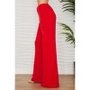 Women's Italian Viscose Knit Flared Pants - Milio Milano - 3 of 4