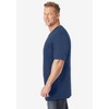 KingSize Men's Big & Tall Shrink-Less Lightweight Longer-Length V-Neck T-Shirt - 4 of 4