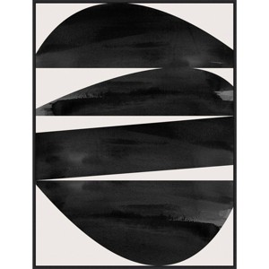 32" x 42" Totem II by Urban Road Framed Canvas Wall Art Print - Amanti Art: Modern Lithograph, Polystyrene Frame - 1 of 4