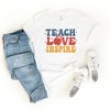 Simply Sage Market Women's Teach Love Inspire Apple Short Sleeve Graphic Tee - 2 of 2