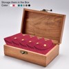 Unique Bargains Velvet Portable Rings Necklace Bracelet Earring Snap Button Storage Jewelry Pouch 20 Pcs - 4 of 4