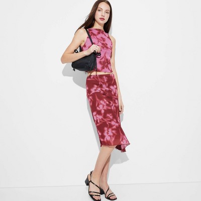 Women's Asymmetrical Maxi A-Line Skirt - Wild Fable™