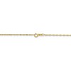 Black Bow Jewelry 1.1mm, 10k Yellow Gold, Singapore Chain Necklace - 4 of 4