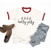Simply Sage Market Women's Holly Jolly Trees Short Sleeve Ringer Tee - 2 of 3