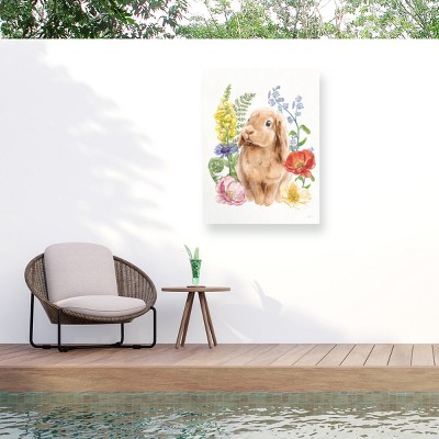 "Sunny Bunny I" Outdoor Canvas