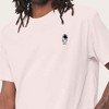Dalix Astronaut Embroidered Relaxed Heavy Soft Cotton T Shirt Mens - 4 of 4