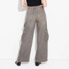 Women's Mid-Rise Wide Leg Cargo Baggy Jeans - Wild Fable™ - 3 of 3