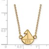 Black Bow Jewelry 14k Yellow Gold Plated Sterling Silver Sigma Sigma Sigma Greek Life Necklace 18 Inch - 3 of 4