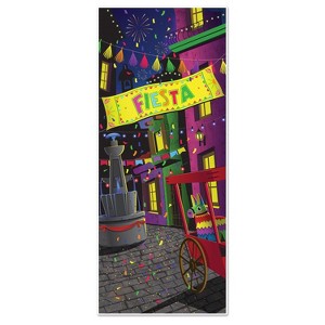 Beistle Fiesta Door Cover, 6' x 30", (2/Pkg) Multicolored - 1 of 4