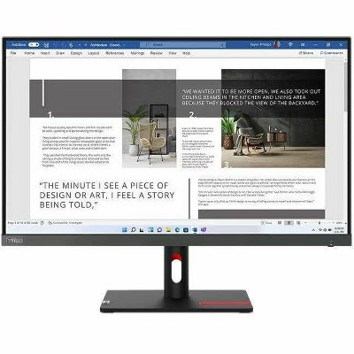 Lenovo ThinkVision 27" Full HD LED Monitor - Model 63DFKAT4US