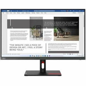 Lenovo ThinkVision 27" Full HD LED Monitor - Model 63DFKAT4US - 1 of 4