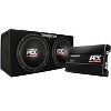 MTX TNP212D2 12 Inch 1200W Dual Car Subwoofer Audio, Sub Box, and Amplifier Bundle with BOSS Audio Systems KIT2 Amplifier Installation Wiring Kit - 2 of 4