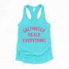 Simply Sage Market Saltwater Heals Everything Arched Racerback Tank - 2 of 4