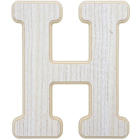 Genie Crafts Unfinished Wood 12 Inch Decorative Letters H Alphabet For Diy Crafts Home Wall Decor Target