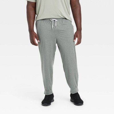 Men's Big Soft Stretch Jogger Pants - All In Motion™ Virtual Green 3XL