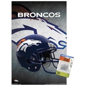 Trends International NFL Denver Broncos - Helmet 16 Unframed Wall Poster Prints - 1 of 4