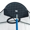 NAYSAYE Trampoline 14FT for Kids and Adults with Basketball Hoop and Safety Net for Outdoor Fun, Blue, 166.00"*110.00"*110.00" - 4 of 4