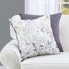 The Lakeside Collection Scroll Accent Pillows - Charcoal Gray Pillow - 3 of 4