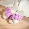 Roxoni Women's Faux Fur Slippers - Unique Cotton Stuffing, Comfortable, Warm, Slip-On - 3 of 4