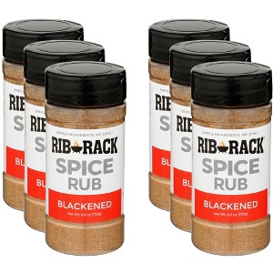 Rib Rack Spice Rub Blackened - Pack of 6 - 6 oz - 1 of 2