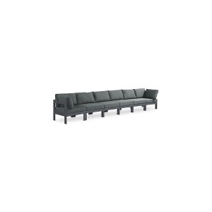 Meridian Furniture,Nizuc Water Resistant Fabric Outdoor Patio Modular Sofa - 1 of 4