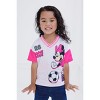 Disney Minnie Mouse Girls Mesh Soccer Jersey T-Shirt Toddler - image 2 of 4