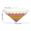 Unique Bargains Women's Fashion Knitted Hollow Triangle Headwrap 26.38"x11.02" Purple 1 Pc - 3 of 4