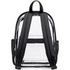 Clear Mini Backpack Stadium Events Approved  Small Transparent Bag Plastic See Through Backpacks for Work Festival Security Travel - 2 of 4