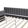 NicBex Daybed with Storage Upholstered Day bed Velvet Fabric Full Size Daybed for Bedrooms - 4 of 4