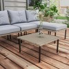 Resenkos 5-Piece Rattan Patio Furniture Set, Outdoor Sectional Furniture, - 4 of 4