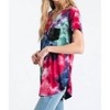 Women's Splatter Tie Dye Sequin Top - HEIMISH USA - 2 of 3