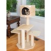 Armarkat Real Wood Premium Model S4203 Scots Pine, Solid Wood Cat Tree, 46" Tall   - 4 of 4