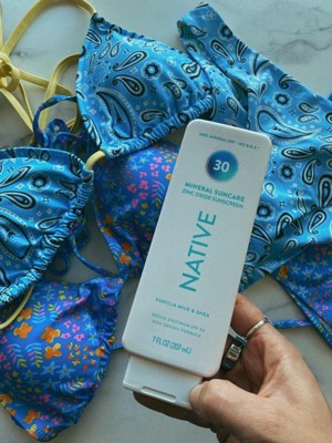 Native Mineral Sunscreen with Zinc Oxide - Vanilla Milk & Shea