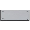 vidaXL Wall-mounted Magnetic Board Black 31.5"x11.8" Tempered Glass - 4 of 4