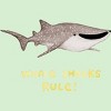 Girl's Design By Humans Whale Sharks Rule! By SophieCorrigan T-Shirt - 2 of 3
