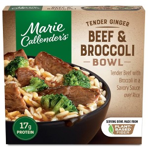 Marie Callender's Frozen Tender Ginger Beef & Broccoli Bowl - 11.8oz - 1 of 4