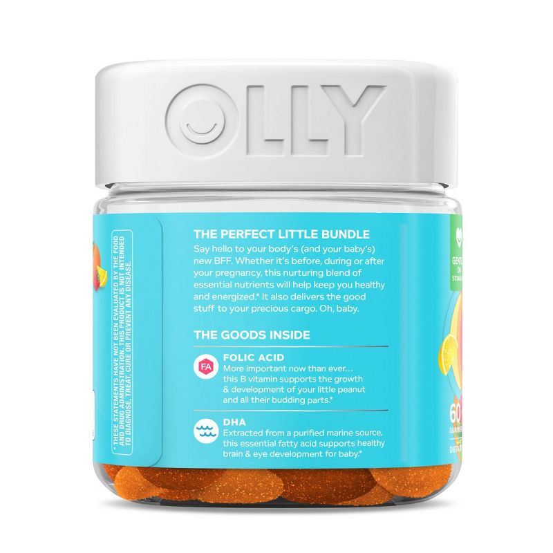  OLLY Essential Prenatal Multivitamin Gummies - Sweet Citrus, 5 of 11