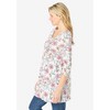 Woman Within Plus Size V-Neck Pintucked Tunic - 4 of 4