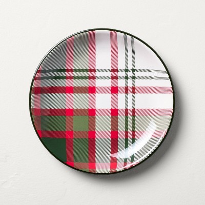 Plaid salad plates hotsell