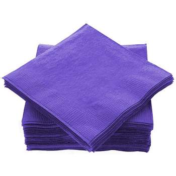 SparkSettings Beverage Napkins, 5” x 5” 2 Ply Paper Napkins, Pack of 100