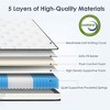 Resenkos Queen Mattress, 10 Inch Hybrid Queen Mattress in a Box, Individual Pocket Spring Bed Mattress, Medium Firm Mattress - 3 of 4