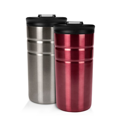 Stainless Steel Travel Mug >> Contigo Bueno 12oz 2pk Vacuum Insulated Stainless Steel Travel Mug Stainless Steel Travel Mug >> Contigo Bueno 12oz 2pk Vacuum Insulated Stainless Steel Travel Mug
