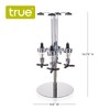 True 4 Bottle Liquor Tap, Whiskey Bottle Holder and Shot Pourer, Alcohol Dispenser for Home Bar, Silicone, Set of 1, Aluminum - 3 of 4