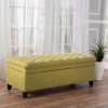 50" Upholstered Storage Ottoman Bench with Tufted Seat for Living Room Seating and Organization -3irtyhousy - 3 of 4