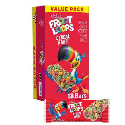 Kellogg's Froot Loops, Breakfast Cereal, Original, .95oz (70 Count)