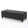 PAGED 50.25 Inch Ottoman Bench with Storage Modern Upholstered Bench with Wooden Legs, End of Bed Bench for Living Room, Bedroom, Entryway - 4 of 4