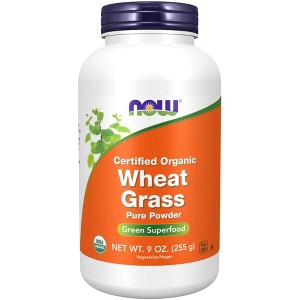 Wheat Grass Powder Organic by Now Foods  -  9 oz Powder - 1 of 2