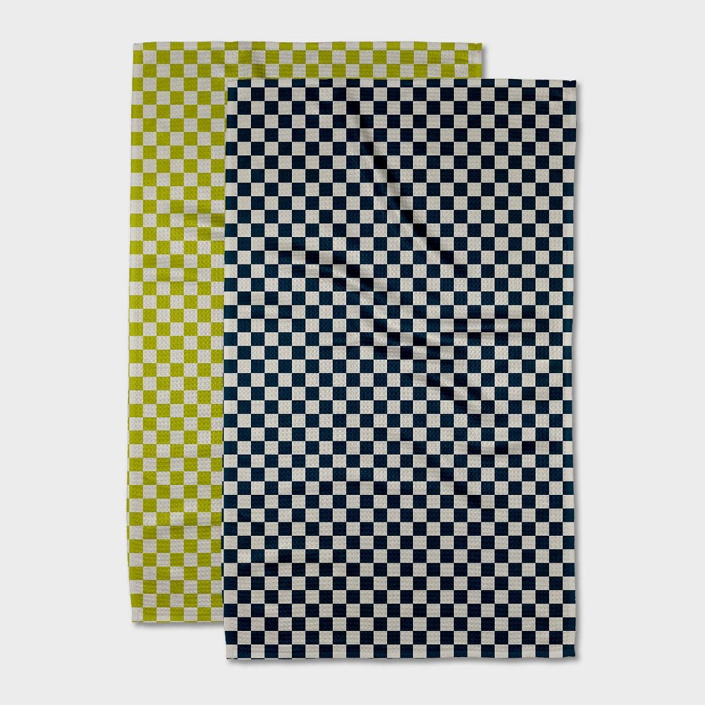 Photos - Other Accessories Geometry Tea Towel Set Lila