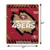 NFL San Francisco 49ers Game Tech Ultra Cozy Throw Blanket - 3 of 4