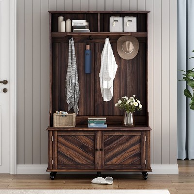 Hallway Coat Racks with 4 Hooks